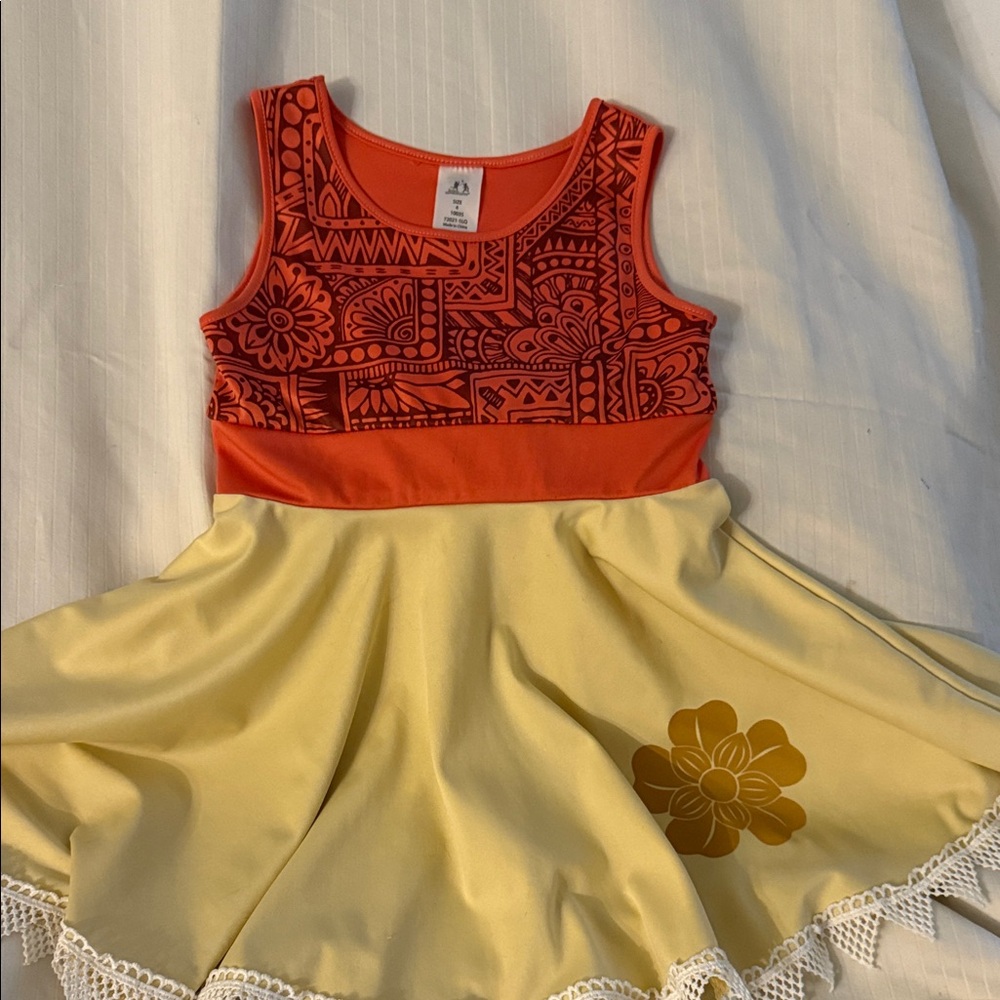 Kids Halloween Costume Dress - Orange and Yellow